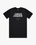 Manual, Avant Garde Logo, Classic T-shirt | Black